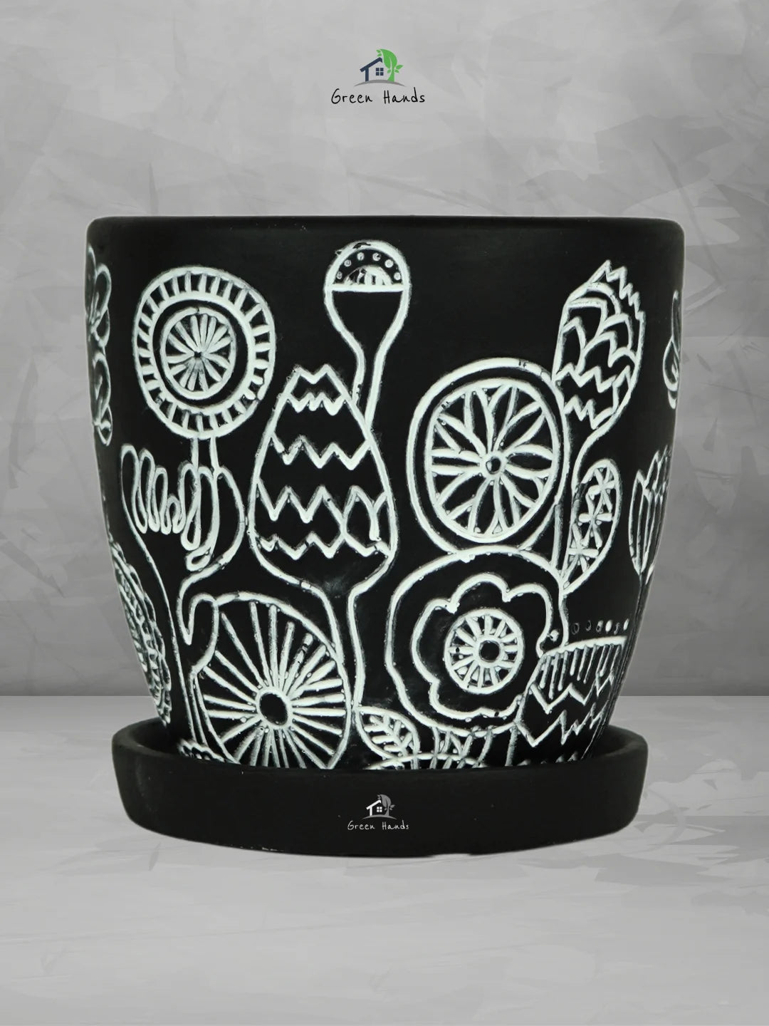 Abstract-Tribal-Art-Pots-Black-1