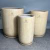 Premium-Ceramic-Minimalistic-Large-Beige-Bamboo-Pots-Set Premium-Ceramic-Minimalistic-Large-Beige-Bamboo-Pots-Set