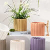 Scandinavian-Style-Ceramic-Pot-Fluted Scandinavian-Style-Ceramic-Pot-Fluted