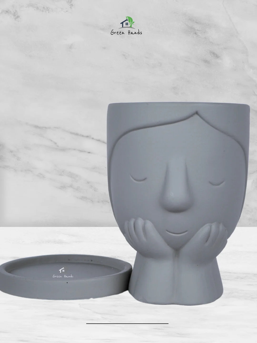 The Terracotta Little Girl Face Nordic Flower Pot - Sustainable Décor for your Home or Office - Image 8