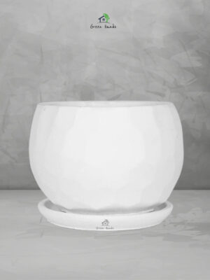 White-Honeycomb-Round-Pot-1